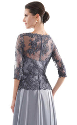 11 of 12 Rina Di Montella RD2720 Dress Slate-Blue