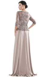 6 of 12 Rina Di Montella RD2720 Dress Taupe