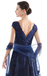 4 of 4 Rina Di Montella RD2721 Dress Navy