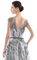 4 of 4 Rina Di Montella RD2722 Dress Silver-Multi