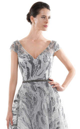 3 of 4 Rina Di Montella RD2722 Dress Silver-Multi