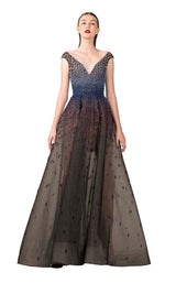 2 of 6 Saiid Kobeisy RE3571 Multi-Colored-Blue