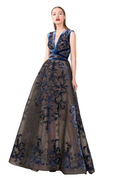 1 of 4 Saiid Kobeisy RE3573 Black/Sky Blue