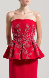 3 of 3 Saiid Kobeisy RTWSS2001 Dress Red