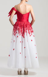 2 of 3 Saiid Kobeisy RTWSS2003 Dress Red-White