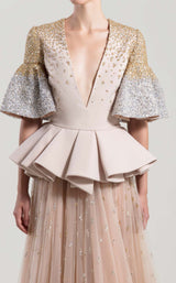 3 of 3 Saiid Kobeisy RTWSS2006 Dress Champagne