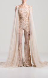 1 of 3 Saiid Kobeisy RTWSS2007 Jumpsuit Champagne