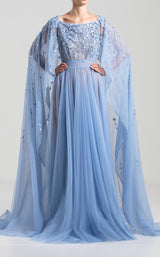 1 of 3 Saiid Kobeisy RTWSS2018 Dress Periwinkle