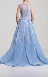 2 of 3 Saiid Kobeisy RTWSS2019 Dress Periwinkle