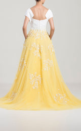 2 of 3 Saiid Kobeisy RTWSS2020 Dress White-Yellow