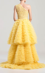 2 of 3 Saiid Kobeisy RTWSS2021 Dress Yellow