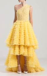 1 of 3 Saiid Kobeisy RTWSS2021 Dress Yellow