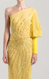 3 of 3 Saiid Kobeisy RTWSS2024 Dress Yellow