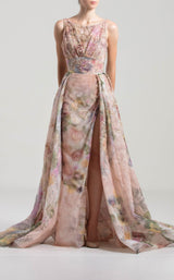 1 of 3 Saiid Kobeisy RTWSS2025 Dress Floral-Print