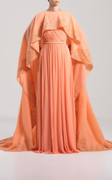 1 of 3 Saiid Kobeisy RTWSS2028 Dress Orange