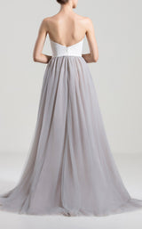 2 of 3 Saiid Kobeisy RTWSS2031 Dress White-Mink-Emerald