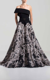 1 of 3 Saiid Kobeisy RTWSS2040 Dress Black