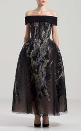 1 of 3 Saiid Kobeisy RTWSS2041 Dress Black