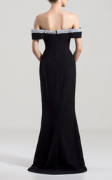 2 of 3 Saiid Kobeisy RTWSS2044 Dress Black-White