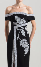 3 of 3 Saiid Kobeisy RTWSS2044 Dress Black-White