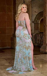 9 of 14 Rachel Allan 70518W Powder Blue