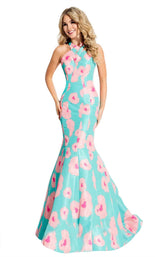 1 of 4 Rachel Allan 7660 Aqua-Coral