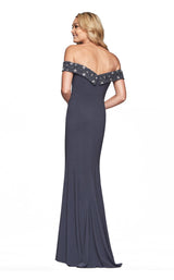 8 of 18 Faviana S10202 Charcoal