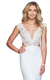 4 of 6 Faviana S10208 Ivory