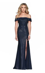 4 of 18 Faviana S10216 Dark Navy