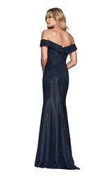 7 of 18 Faviana S10216 Dark Navy