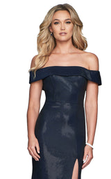 13 of 18 Faviana S10216 Dark Navy