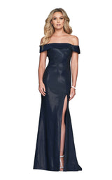 1 of 18 Faviana S10216 Dark Navy