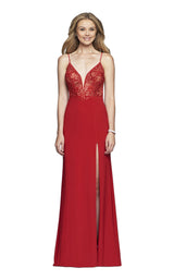 4 of 12 Faviana S10219 Red