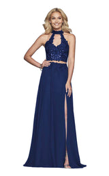 4 of 16 Faviana S10220 Deep Royal