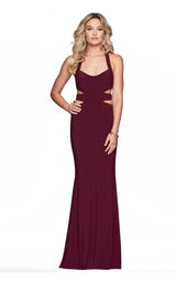 4 of 18 Faviana S10225 Bordeaux