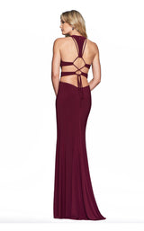 7 of 18 Faviana S10225 Bordeaux