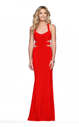 3 of 18 Faviana S10225 Red