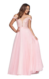 3 of 16 Faviana S10229 Rose/Pink