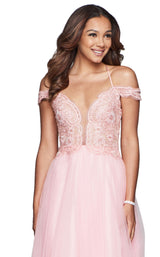 9 of 16 Faviana S10229 Rose/Pink