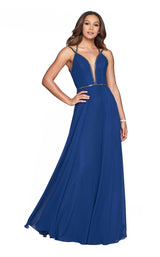 2 of 8 Faviana S10234 Indigo