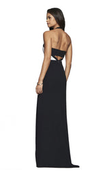 3 of 6 Faviana S10236 Black/Ivory