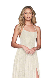 8 of 12 Faviana S10238 Ivory