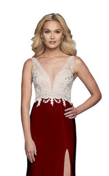 14 of 18 Faviana S10246 Bordeaux