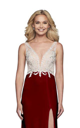 11 of 18 Faviana S10246 Bordeaux