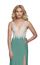 15 of 18 Faviana S10246 Evergreen