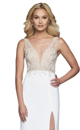 13 of 18 Faviana S10246 Ivory