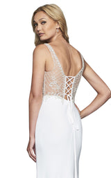 16 of 18 Faviana S10246 Ivory