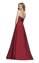 7 of 18 Faviana S10249 Deep Ruby