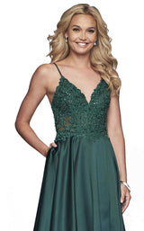 19 of 35 Faviana S10253 Hunter Green