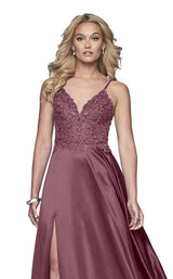 24 of 35 Faviana S10253 Mauve